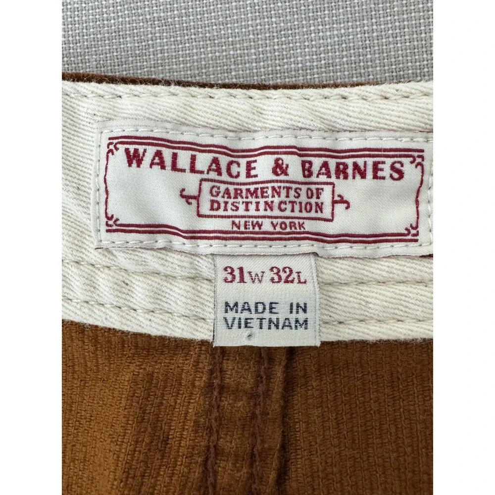 J. Crew Wallace & Barnes Corduroy Painter Pants 31W Amber Brown